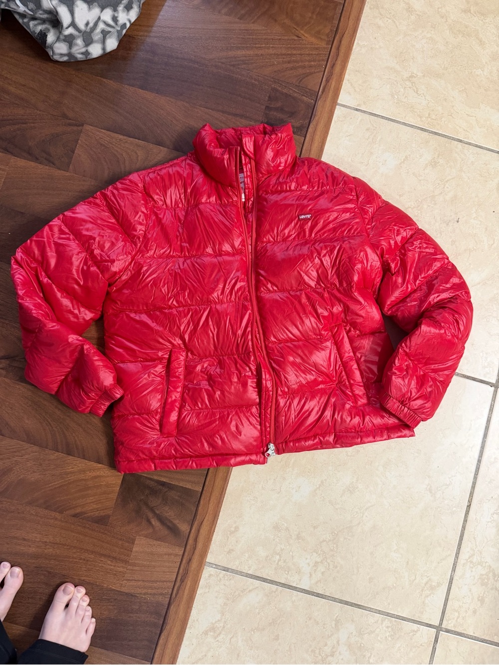 Levi's Red Kids Puffer Jacket
